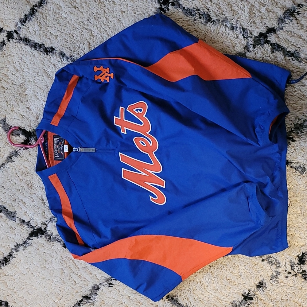 Mets cooperstown Majestic quarter zip